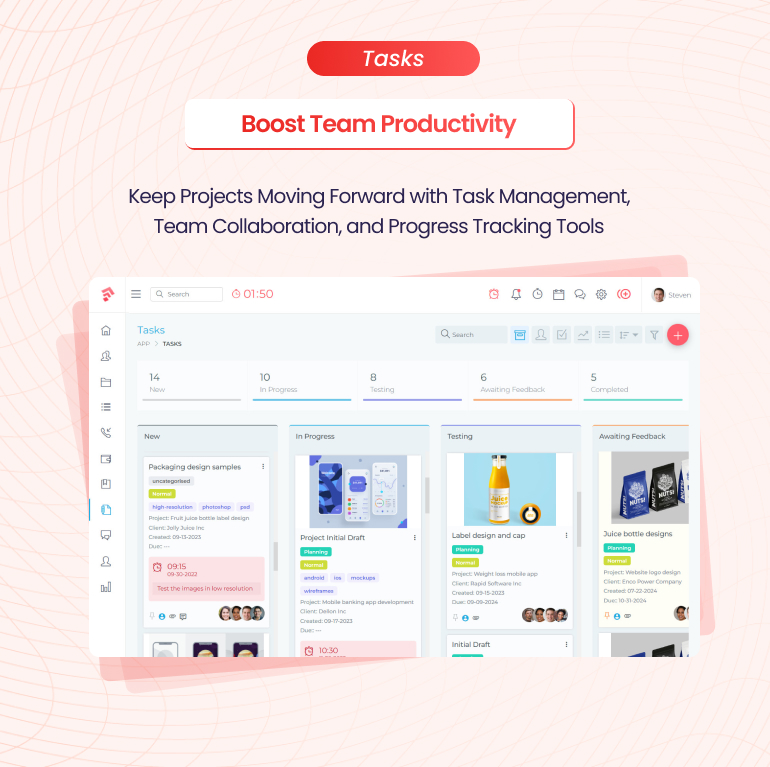 Grow CRM SaaS - Laravel Project Management - Multitenancy - 23