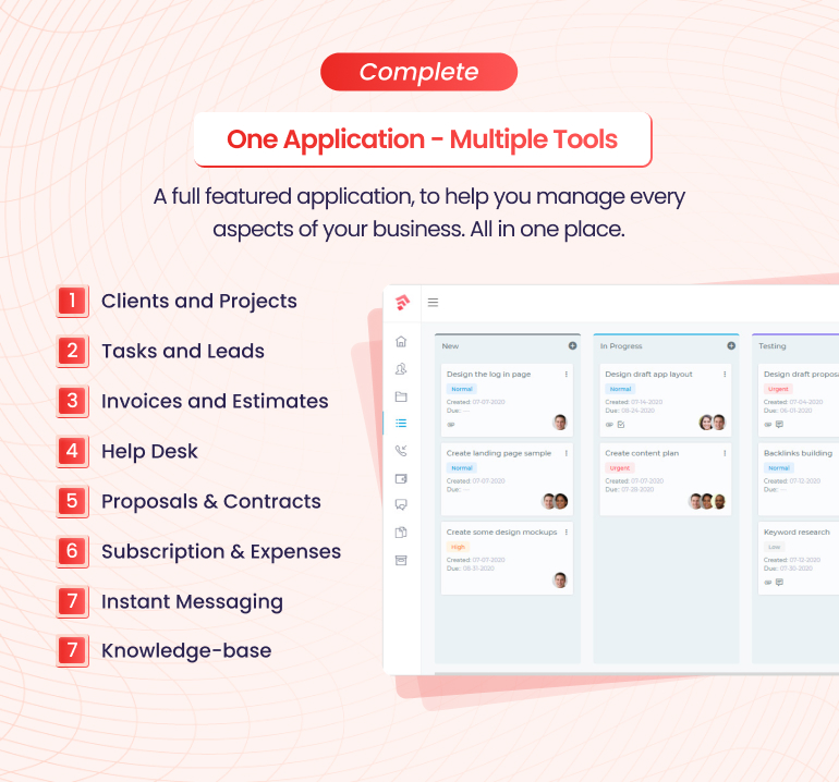 Grow CRM SaaS - Laravel Project Management - Multitenancy - 7